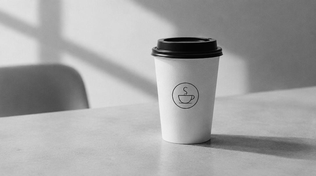 Coffee cup branding mockup